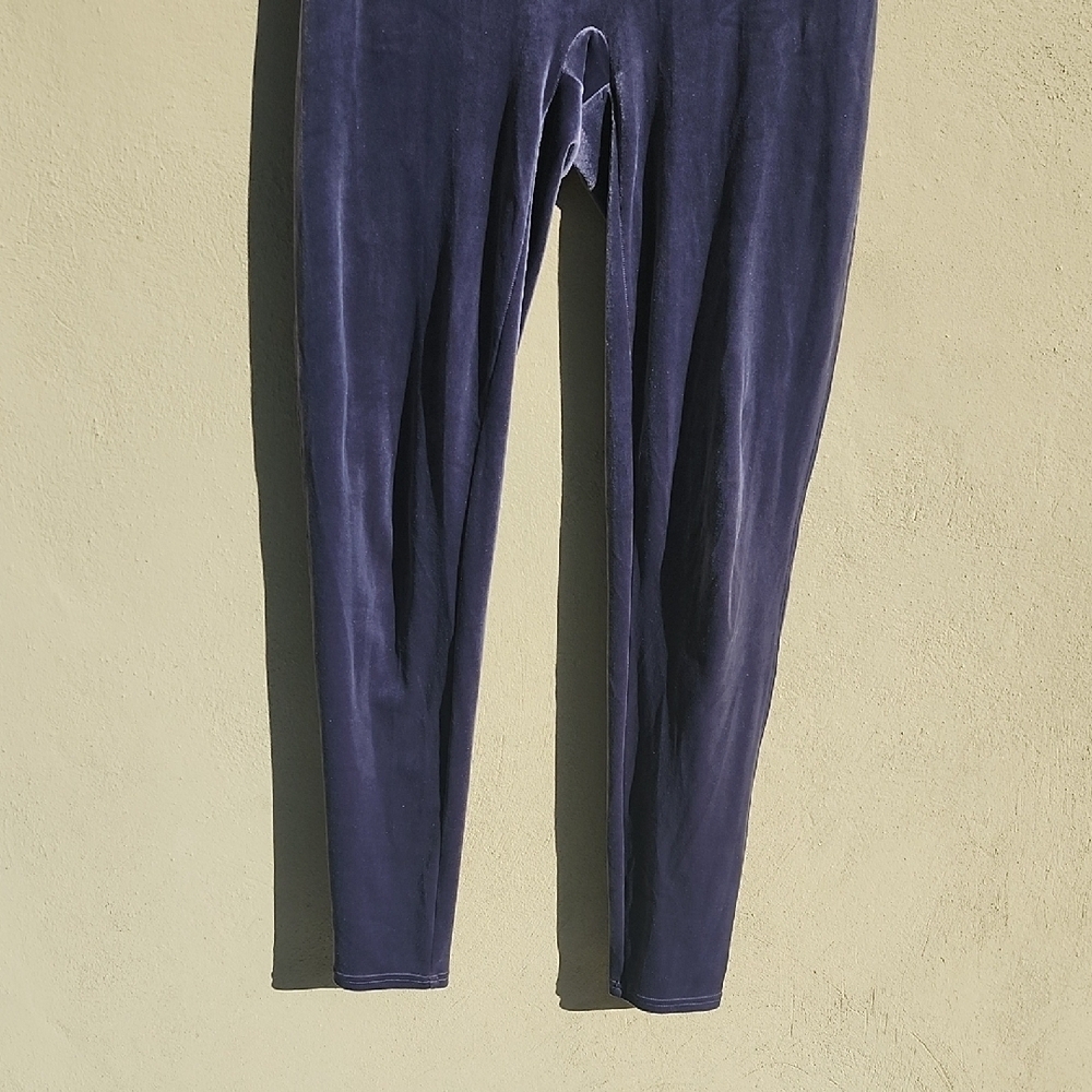 SPANX Grey Velvet Leggings - Picture 5 of 7